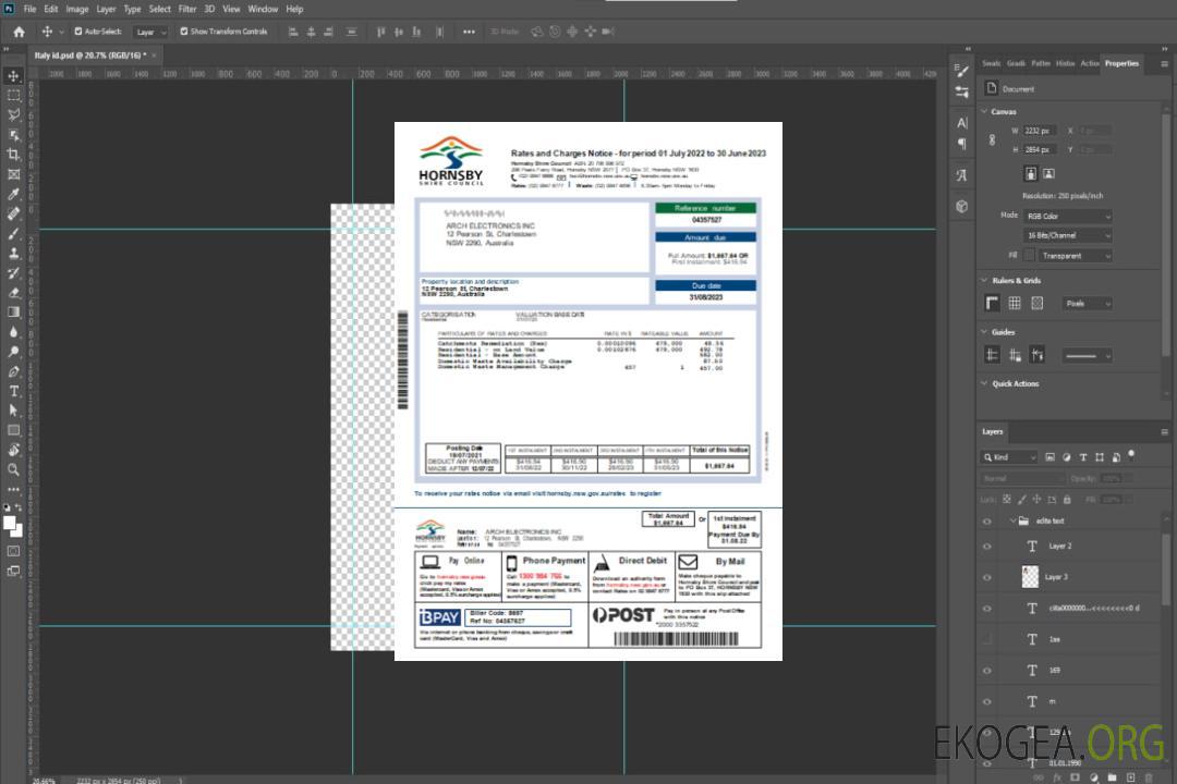 Projet de loi sur les services publics du NSW Hornsby Shire Council SCR template